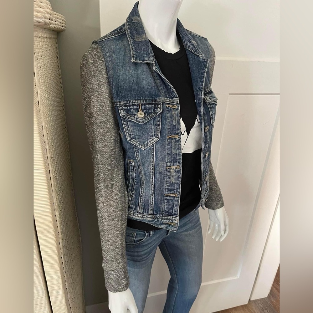 Silver Jean Jacket - Picture 2 of 6